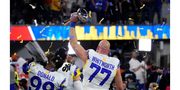 Andrew Whitworth se retira felizmente con los honores del Super Bowl